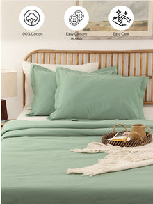 Duvet Cover - Sage Double