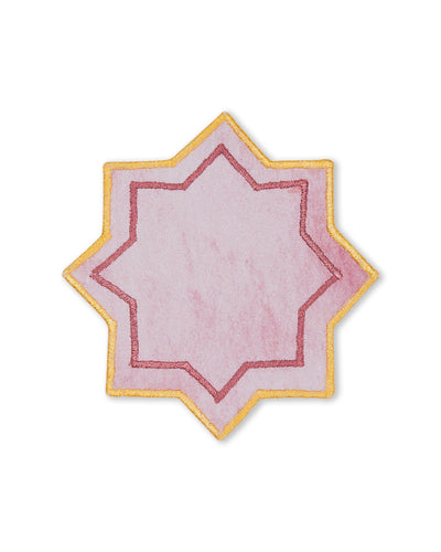 Miyana Coral Boundary Embroidered Coaster -4"x4"