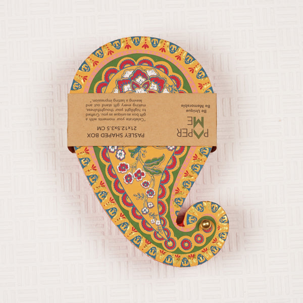 Paisely Shaped Box
