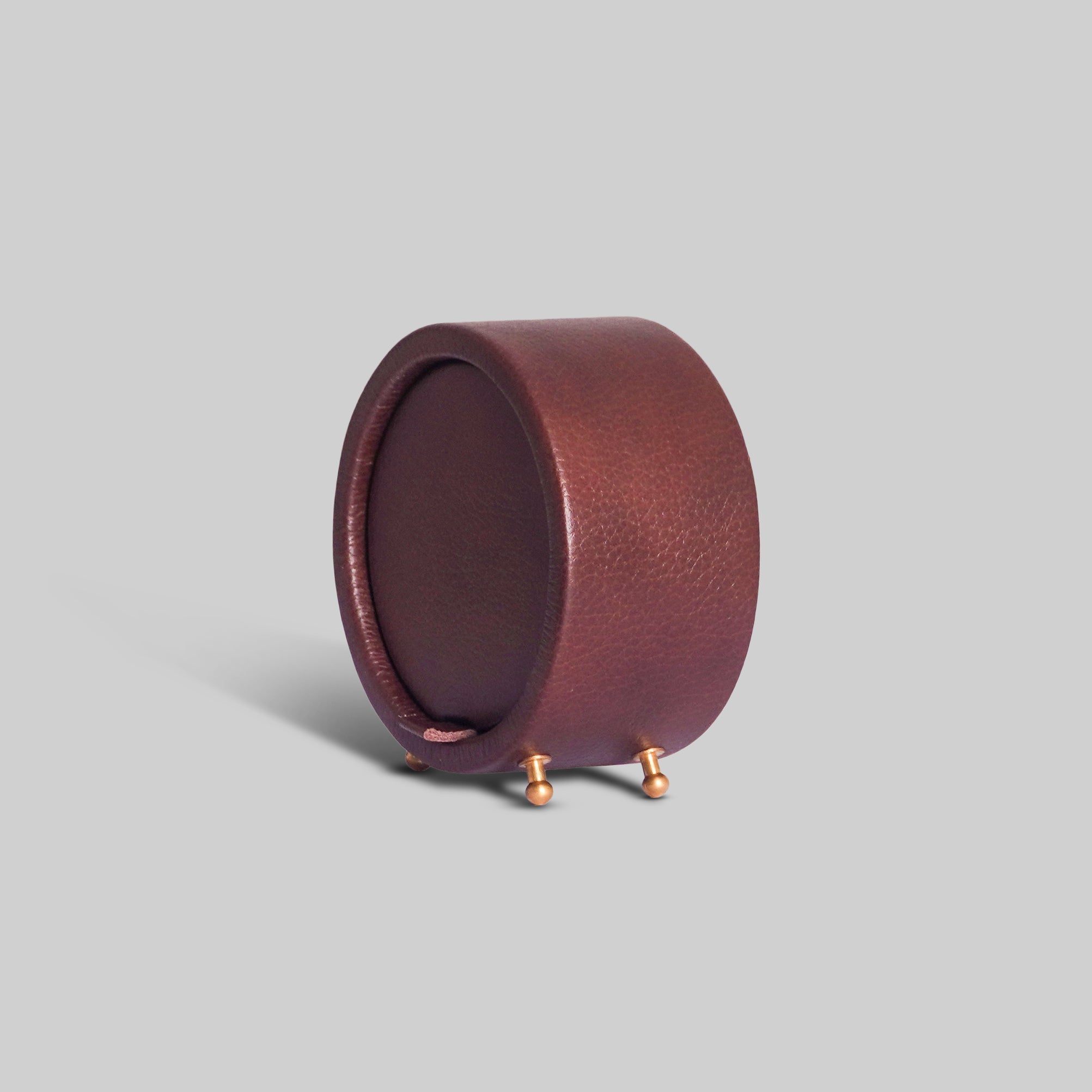 Leather Desk Clock