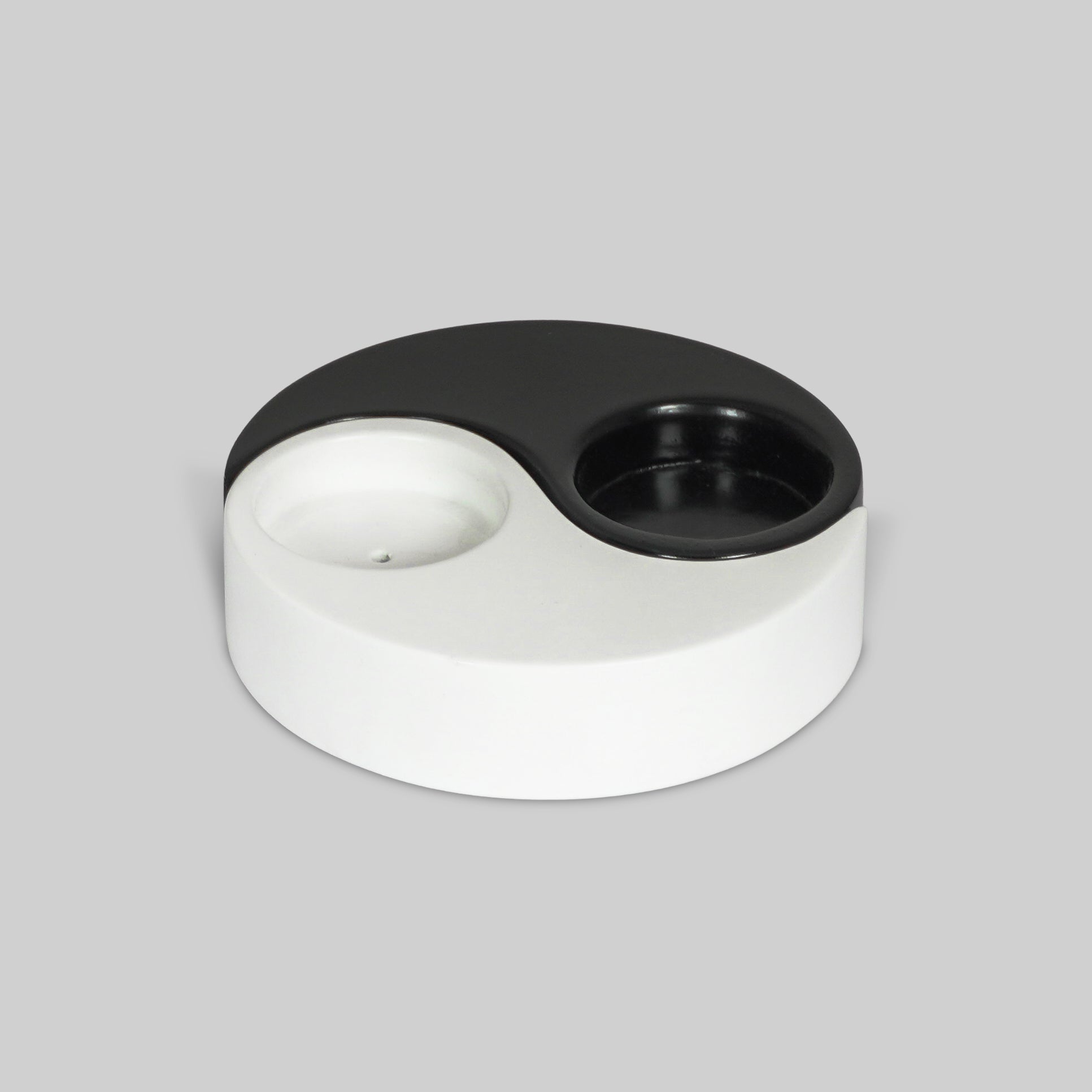 Yin Yang Candle Holder leather yin yang balance design candle holder India - The Mage Home