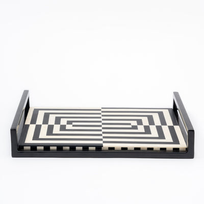 WAVERLY - MARBLE IVORY PLATTER TRAY
