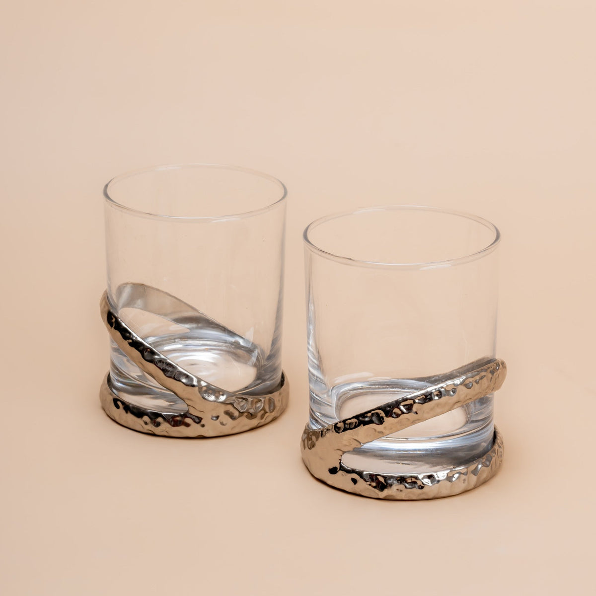 Raphael -Silver Whiskey Glass