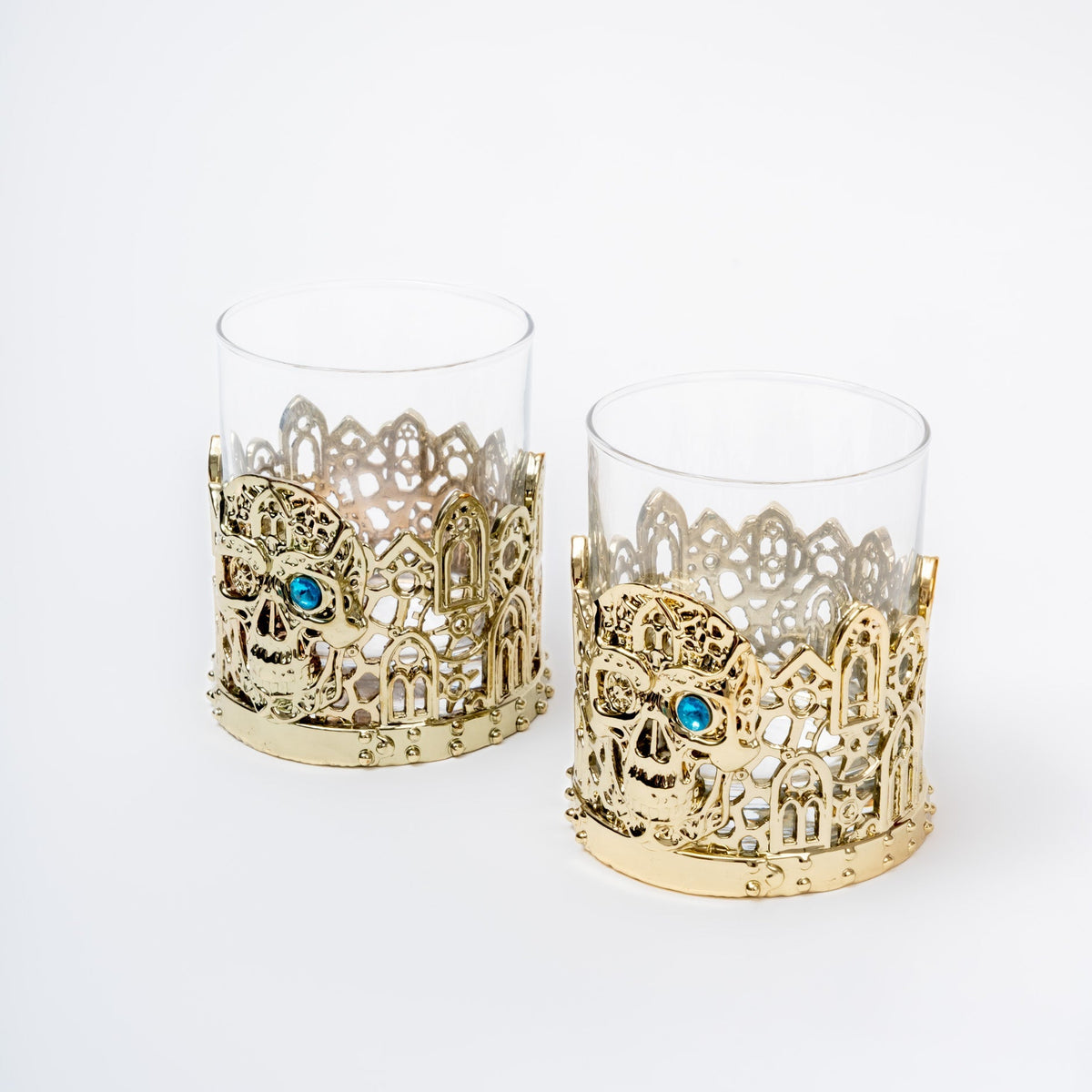 Zanetto – Gold Skull Whiskey Glass