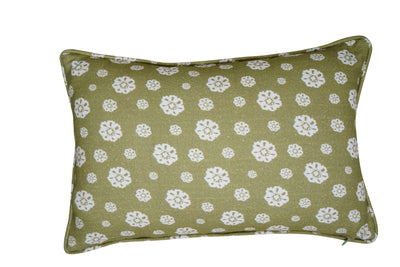 Rahat Chevron Rust Cushion Cover- 12"x 18"