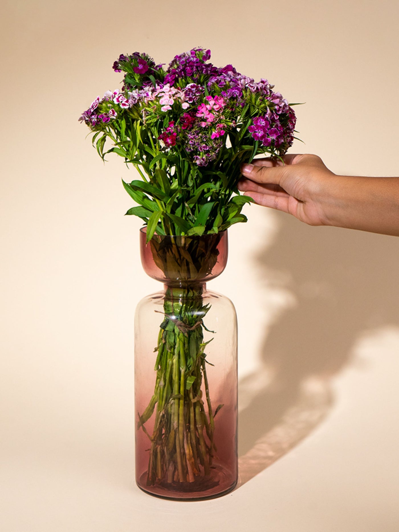 Tinted Glass Vase Grande