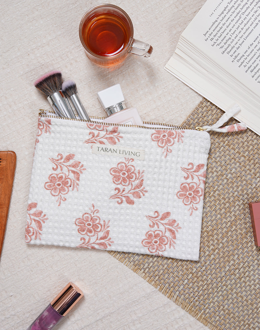 Ayna Waffle Pouch With PVC Lining