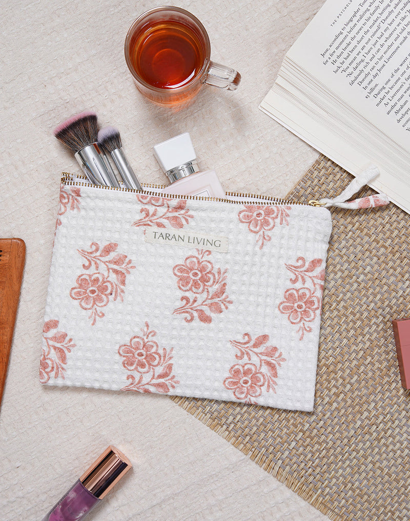 Ayna Waffle Pouch With PVC Lining