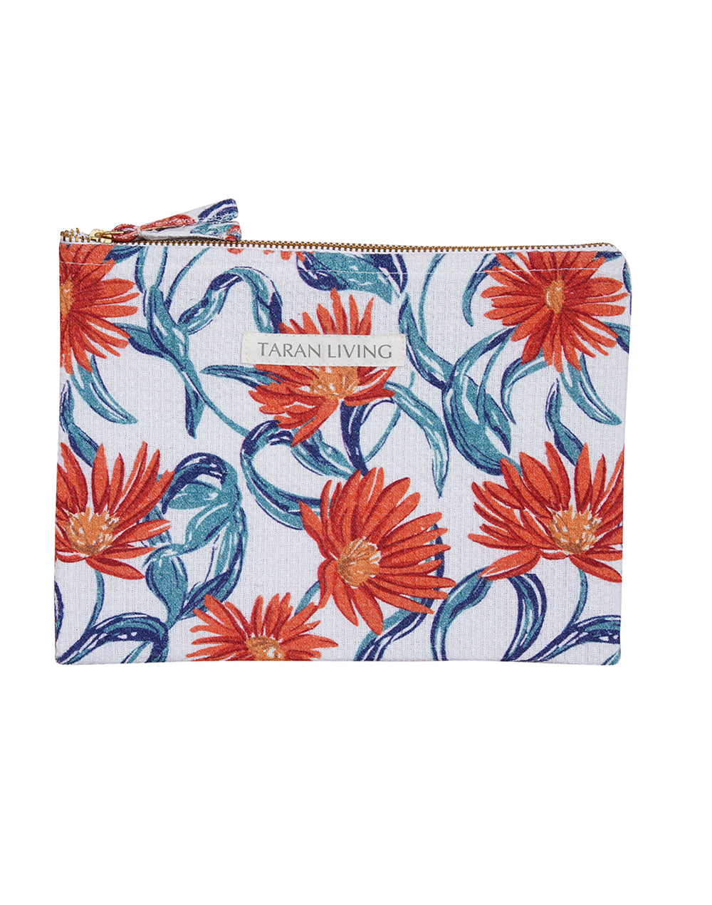 Floral Fables Waffle Pouch With PVC Lining