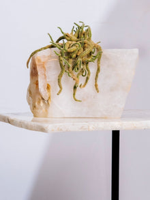 Semi Precious Planter - White