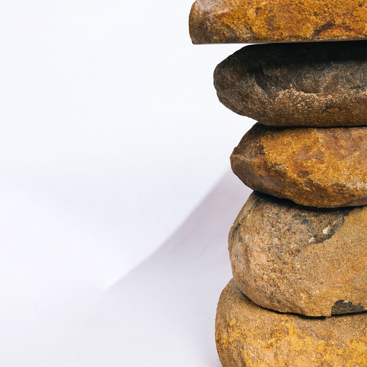 Stacked Boulder Side Table