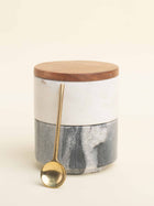 Stacked Marble Spread Jars