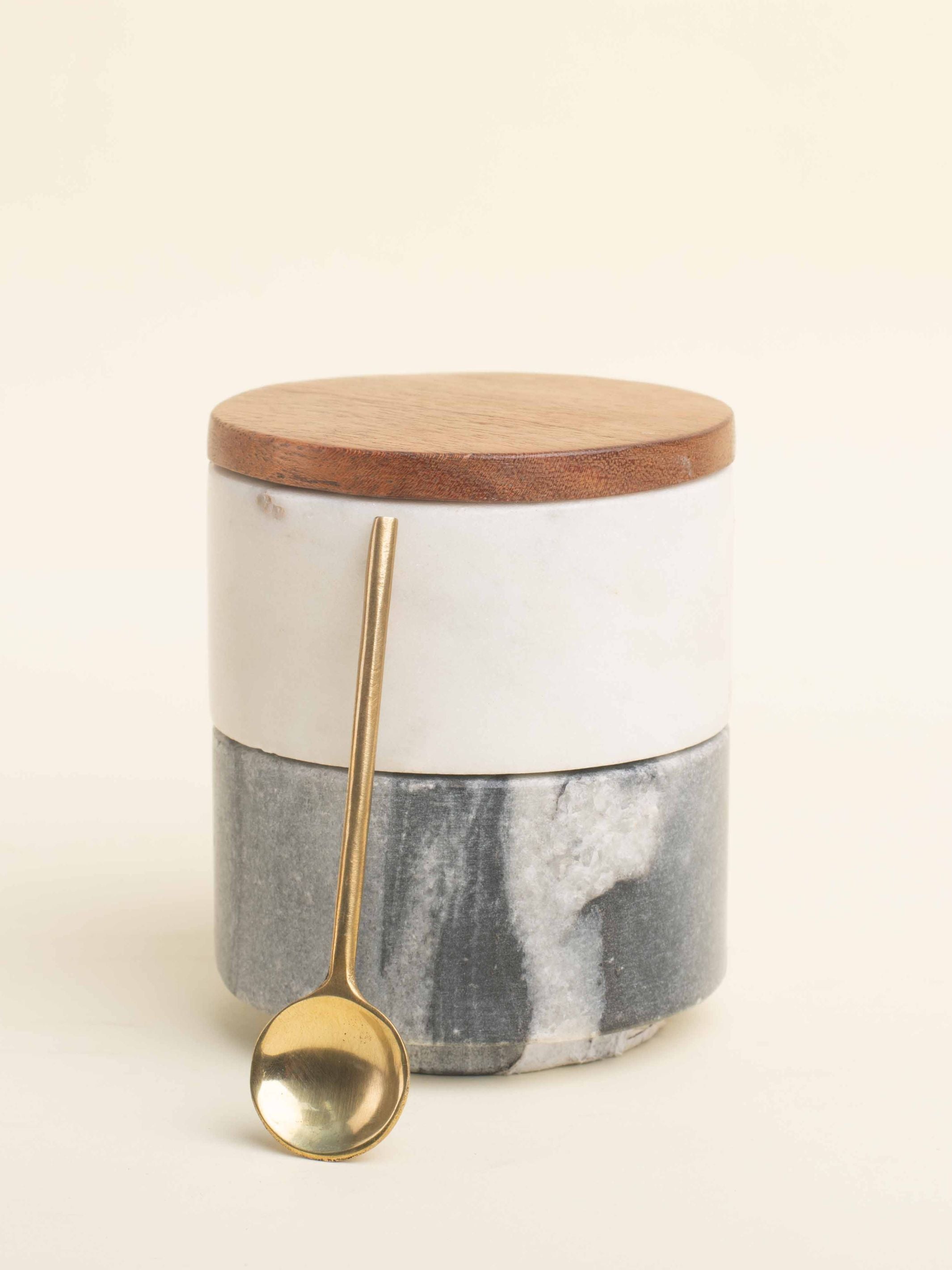 Stacked Marble Spread Jars