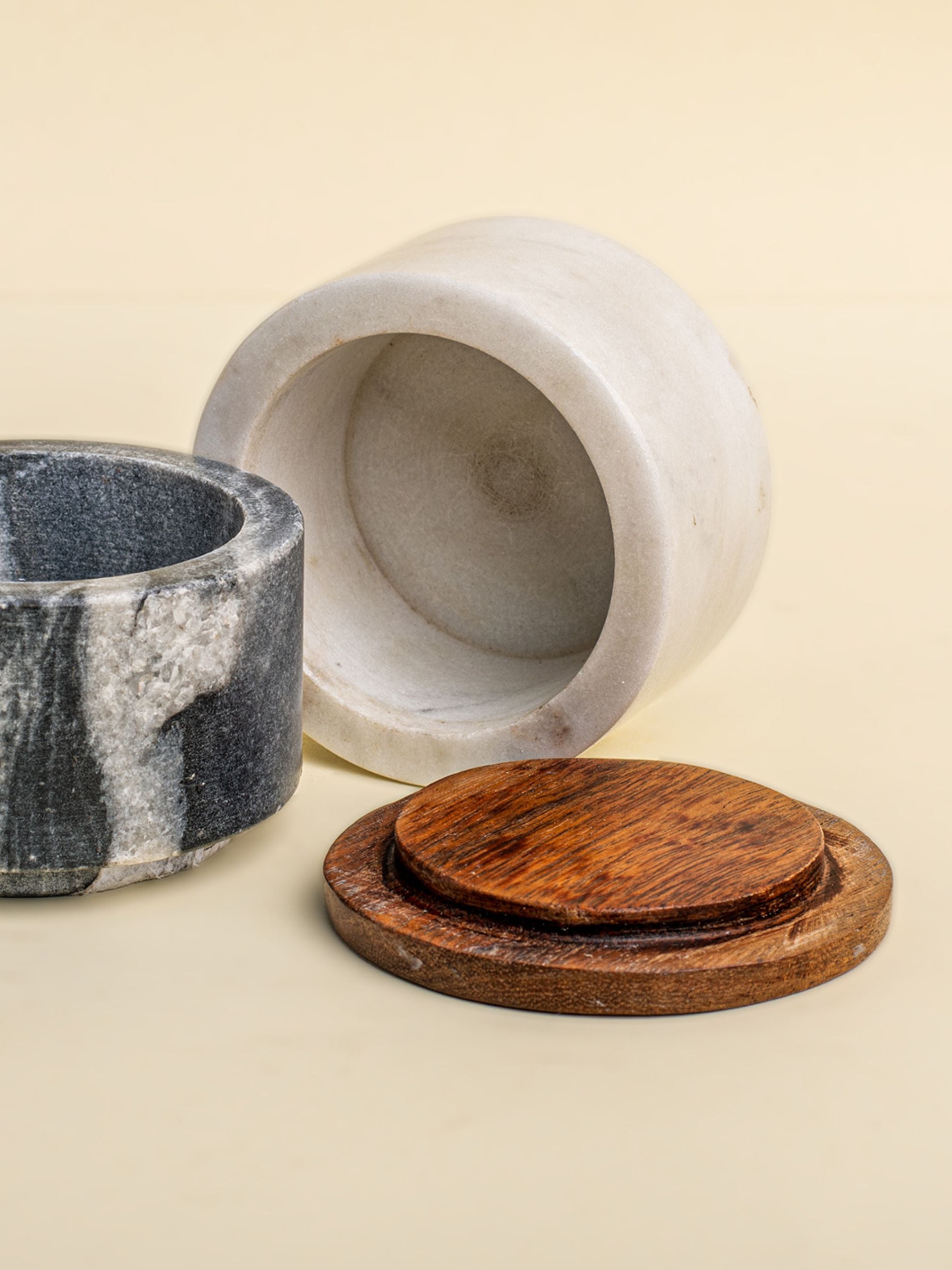 Stacked Marble Spread Jars