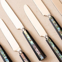 All Purpose Knives Set of 6 - Semi Precious Abalone Shell
