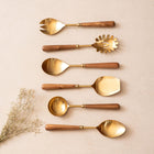 Serving Spoons Set of 6 - Earthy Luxe