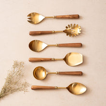 Serving Spoons Set of 6 - Earthy Luxe