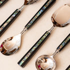 Serving Spoons Set of 6 - Semi Precious Abalone Shell
