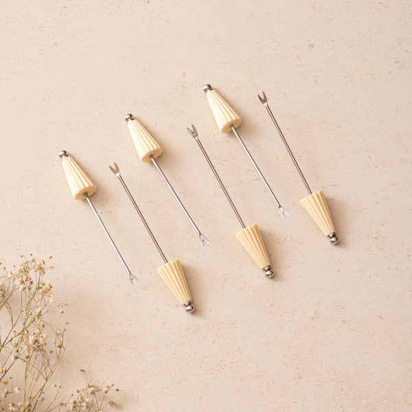 Multipurpose Picks Set of 6 - Ivory Umbrella