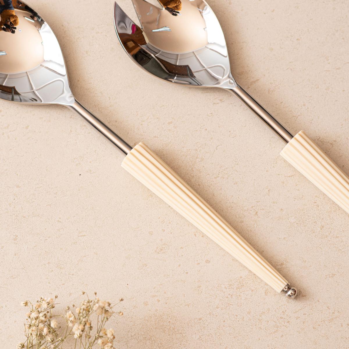 Server Set of 2 - Ivory Umbrella