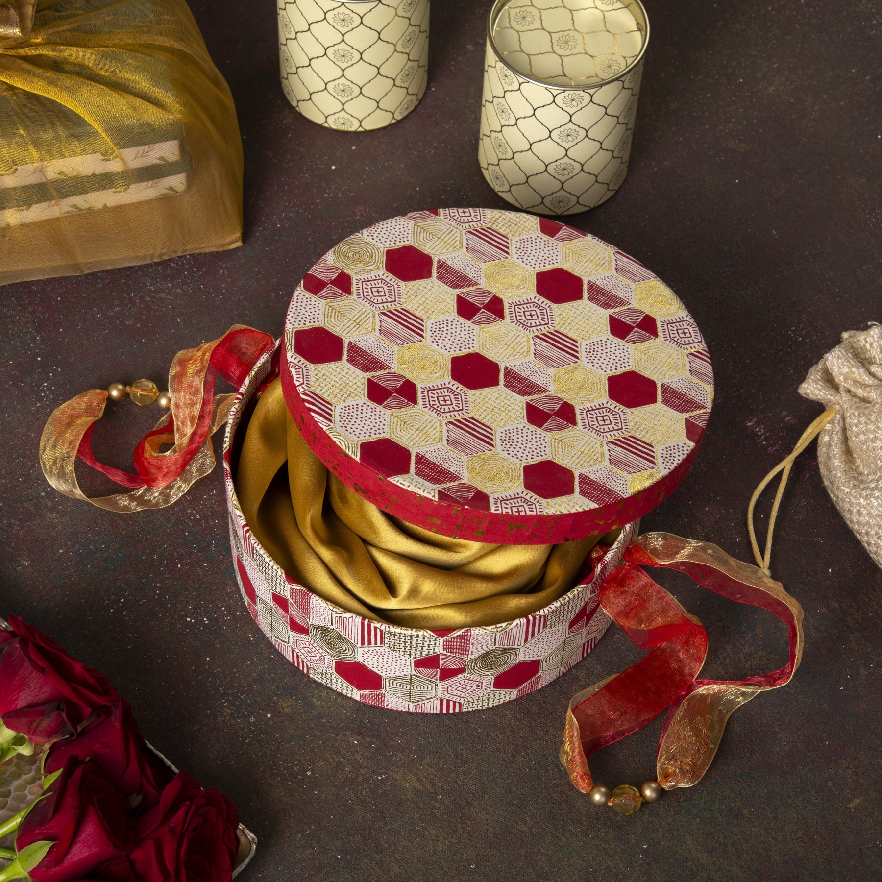 Jashn Round Gift Box