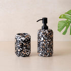 Ebony Terrazzo Bath Set of 2