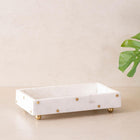 Polka Dot Marble & Brass Bath Set of 3