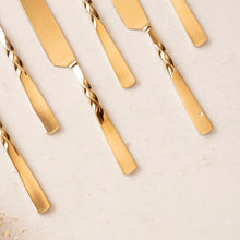 All Purpose Knives Set of 6 - Twisted Gold