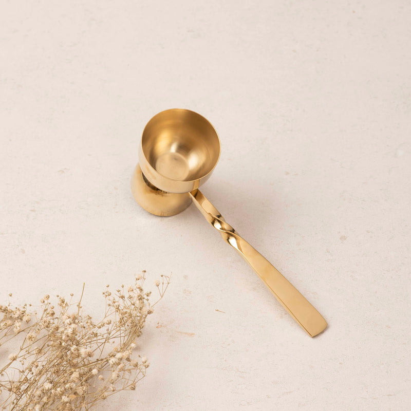 Bar Set of 4 - Twisted Gold