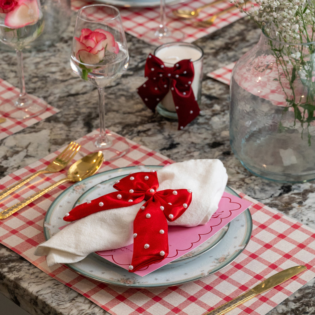 Elegance Tied: Satin Bow Napkin Holders