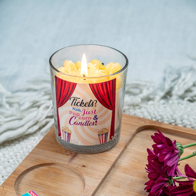 Popcorn Candle – The Perfect Flick Companion 🍿✨