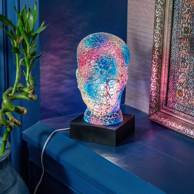 Luminéra Blue - Handmade Mosaic Lamp