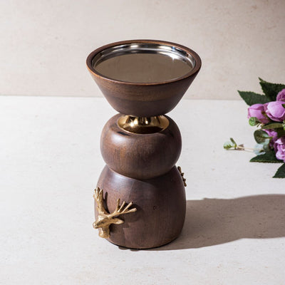 Deer Candle Holder Large