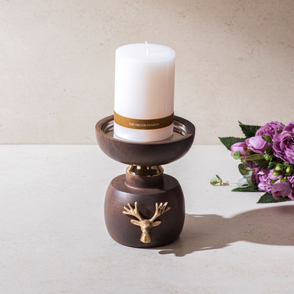 Deer Candle Holder Small