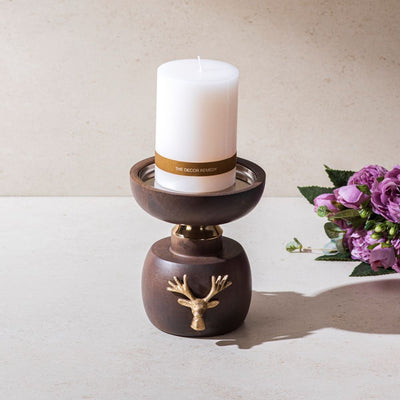 Deer Candle Holder Small