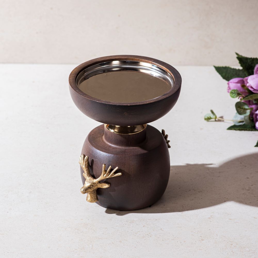 Deer Candle Holder Small