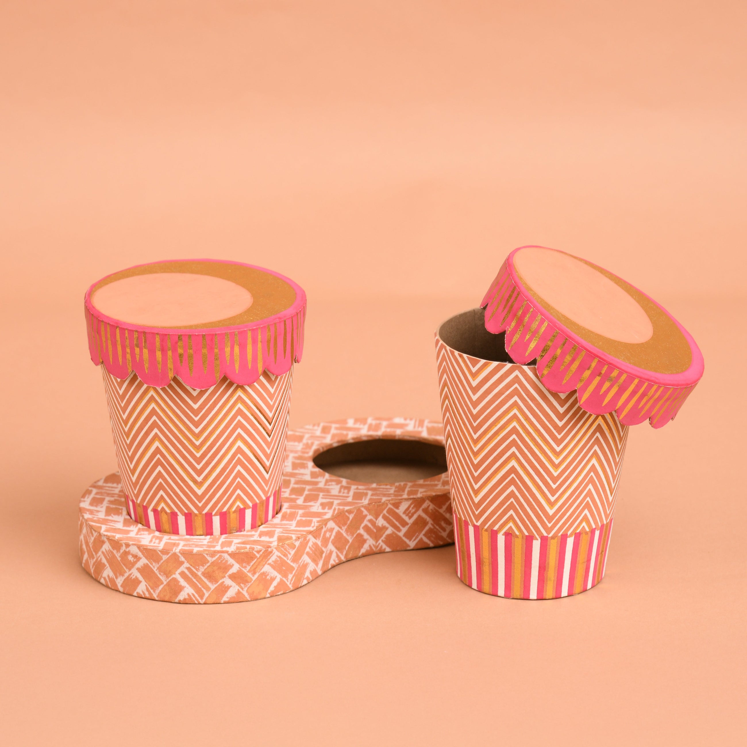 Kulhad Shaped Box (set of 2)
