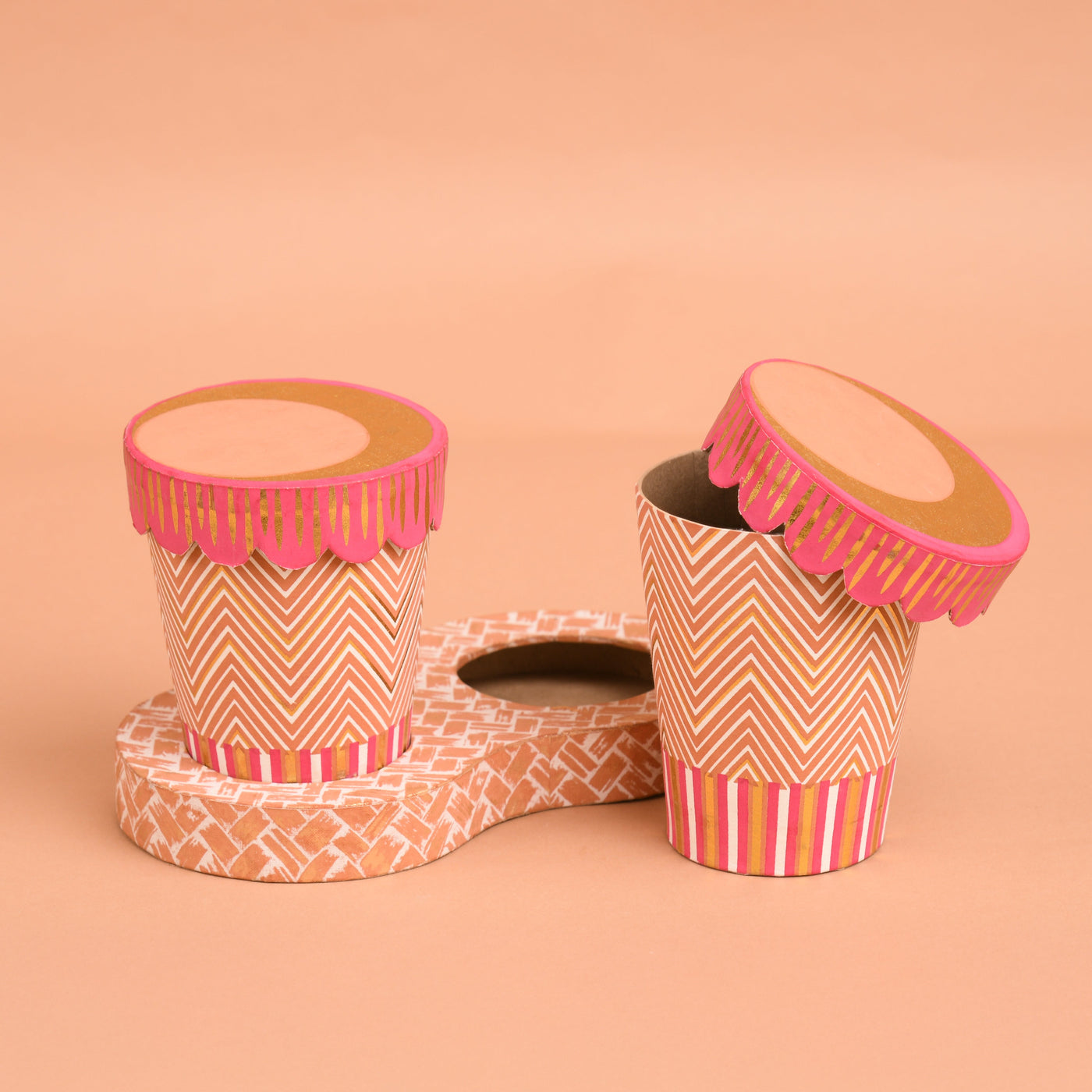 Kulhad Shaped Box (set of 2)