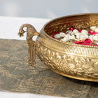 Traditional Peacock Urli Gold XL
