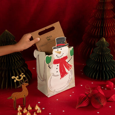 Snowman Shaped Bag (Set of 2)