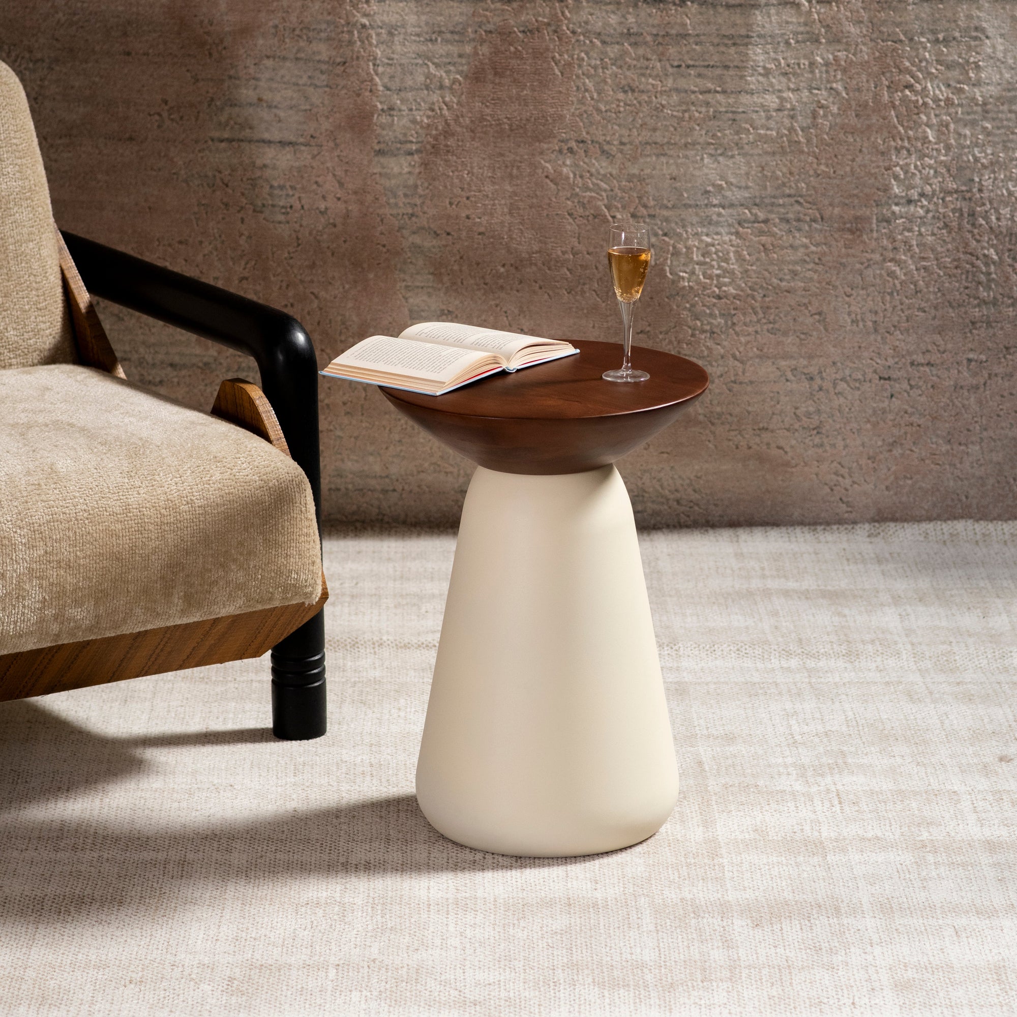 Nat Table Tall - Ivory