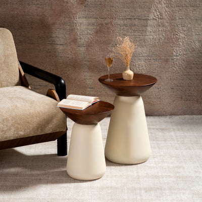 Nat Tables Ivory - Set of 2