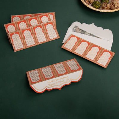Jharokha Orange Money Envelope