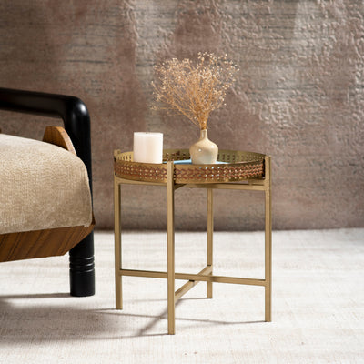 Weave Gold Table