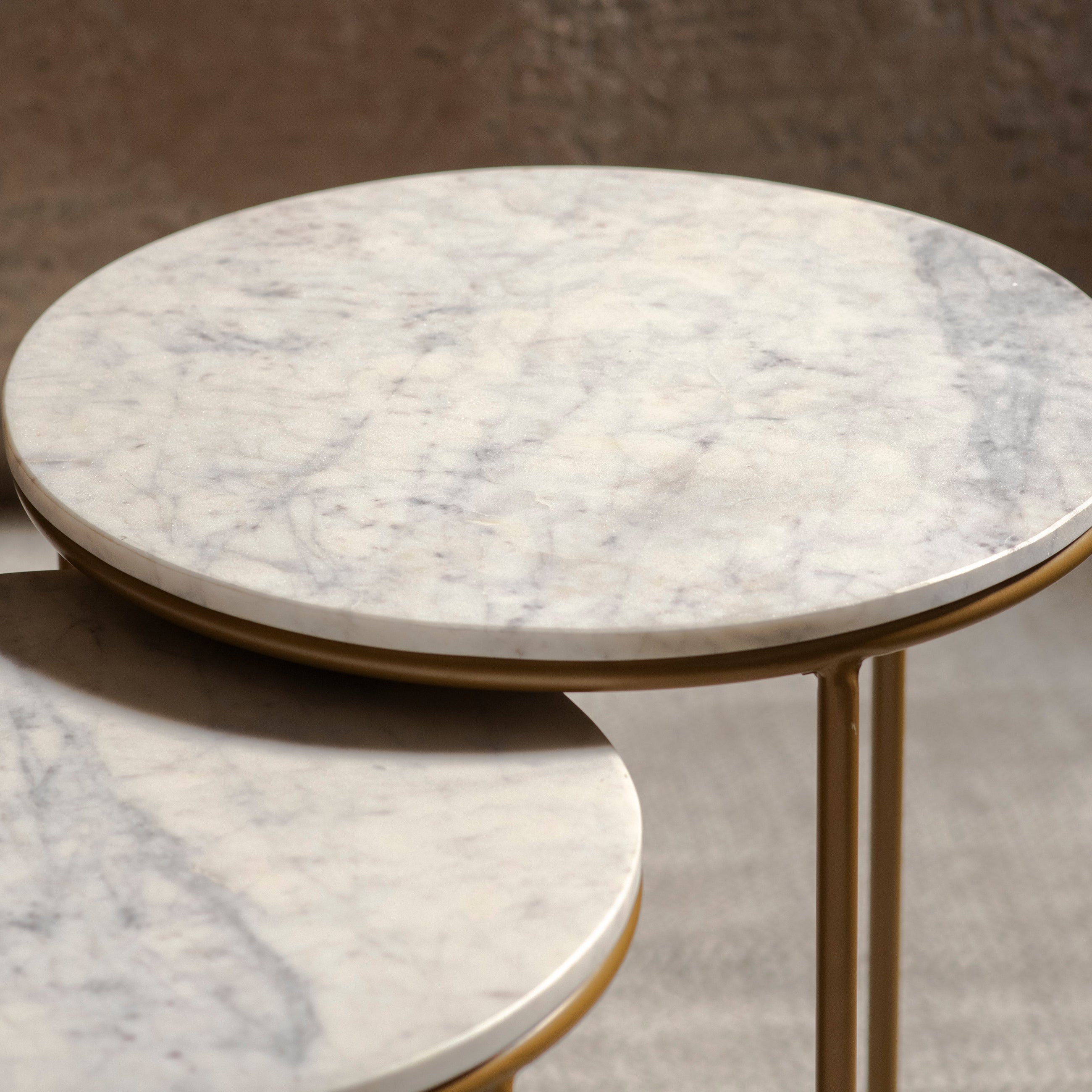 Adam Marble Nesting Table (Set of 2)