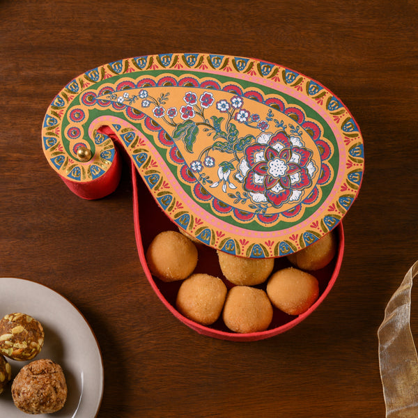 Paisely Shaped Box