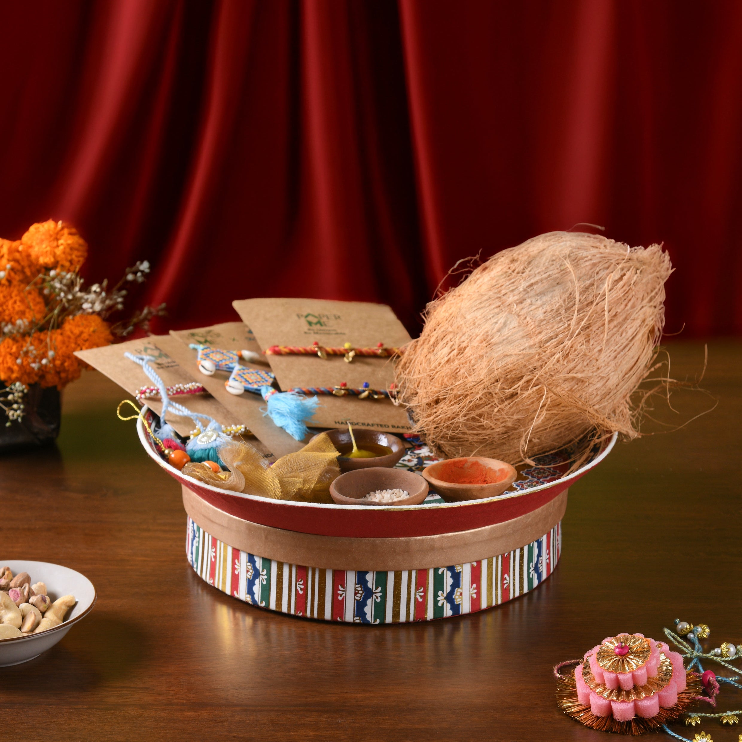 Aarti Thal Shaped Box