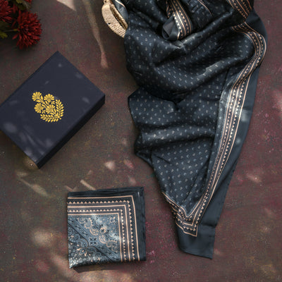 Mystic Pocket Square & Stole Gift Set