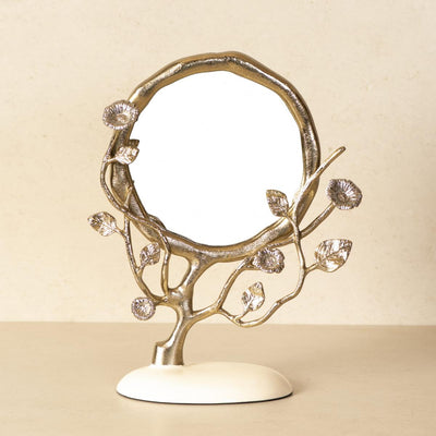 Botanic Vanity Mirror (Ivory base)