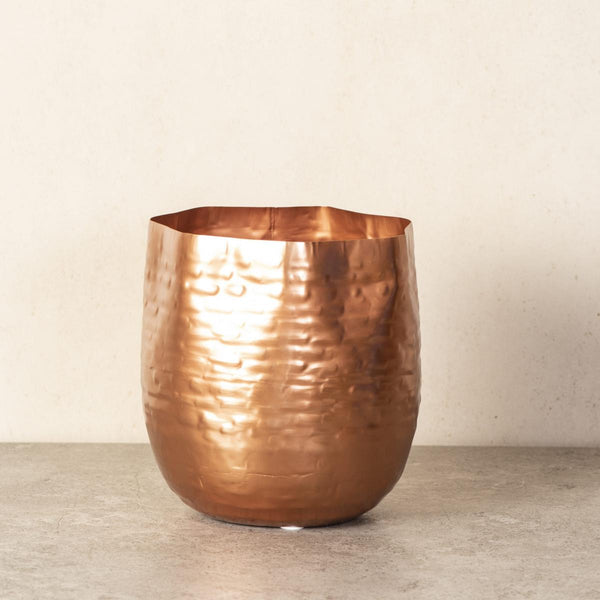 Fluid Mini Rose Gold Planter